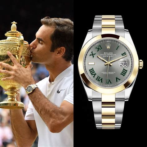 roger federer rolex wimbledon